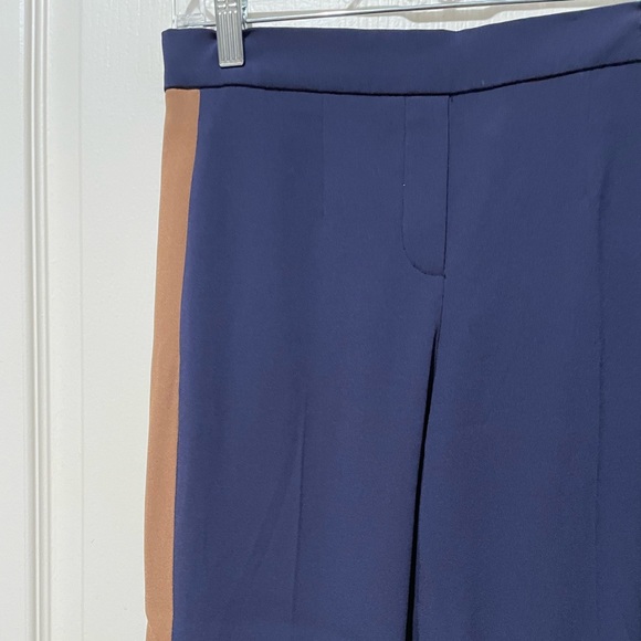 Babaton Conan Pants Size 4 Navy Gold Side Stripe EUC - Picture 3 of 6